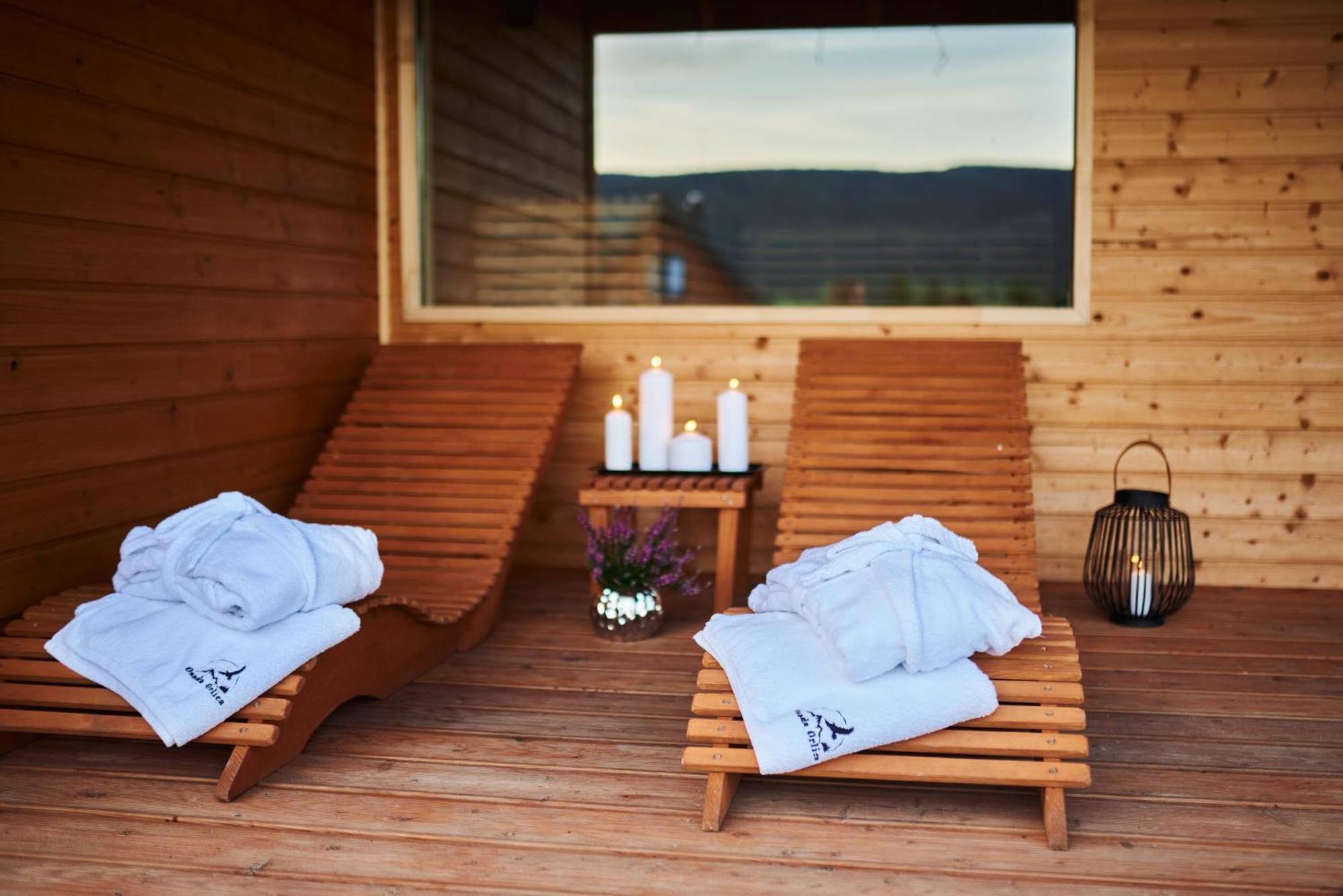 Osada Orlica Klimatyczne Domki Z Widokiem Na Gory I Termalnym Spa Sauna Jacuzzi 4 Km Od Zieleniec Ski Arena Lasowka Kültér fotó