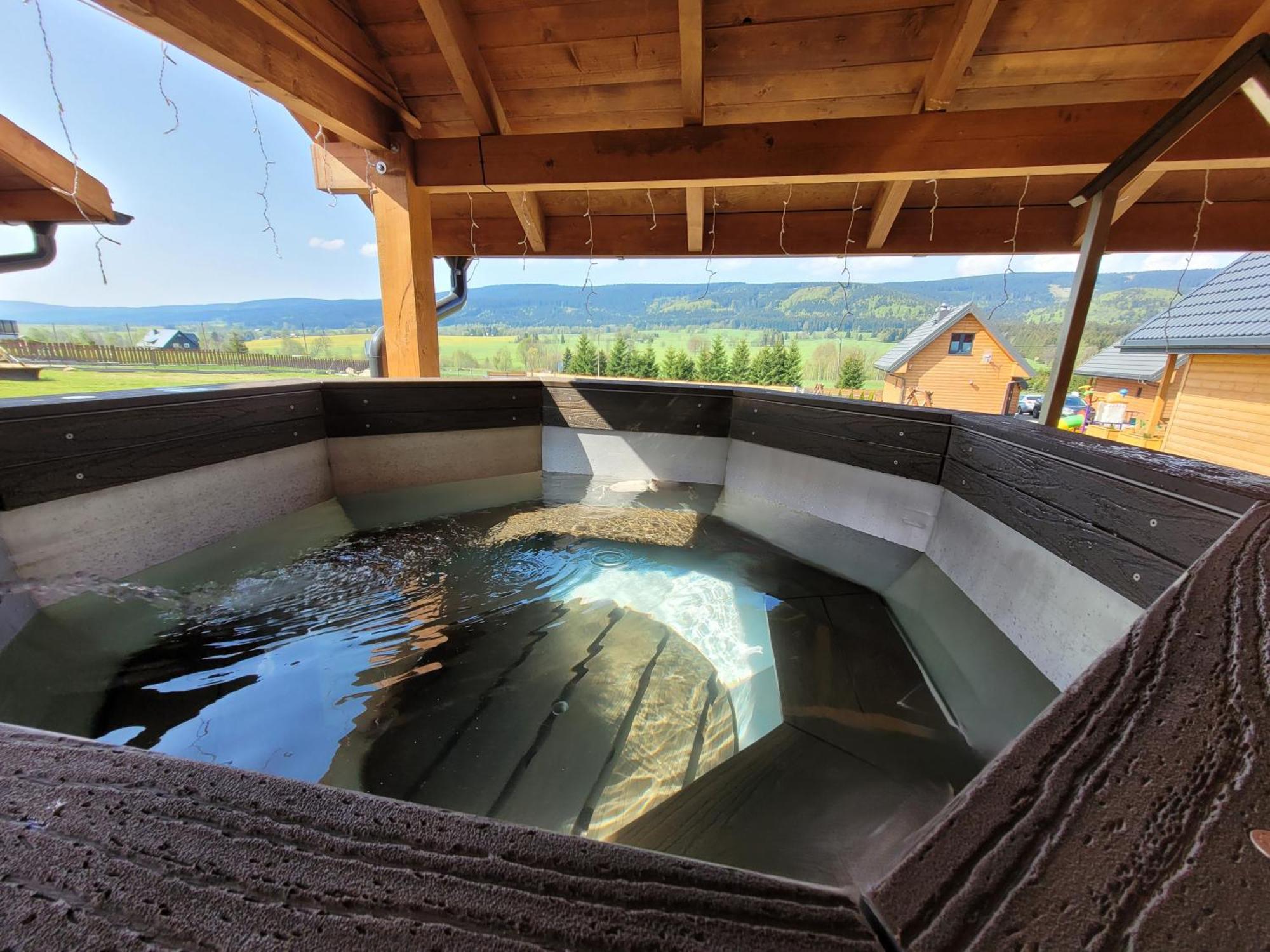 Osada Orlica Klimatyczne Domki Z Widokiem Na Gory I Termalnym Spa Sauna Jacuzzi 4 Km Od Zieleniec Ski Arena Lasowka Kültér fotó