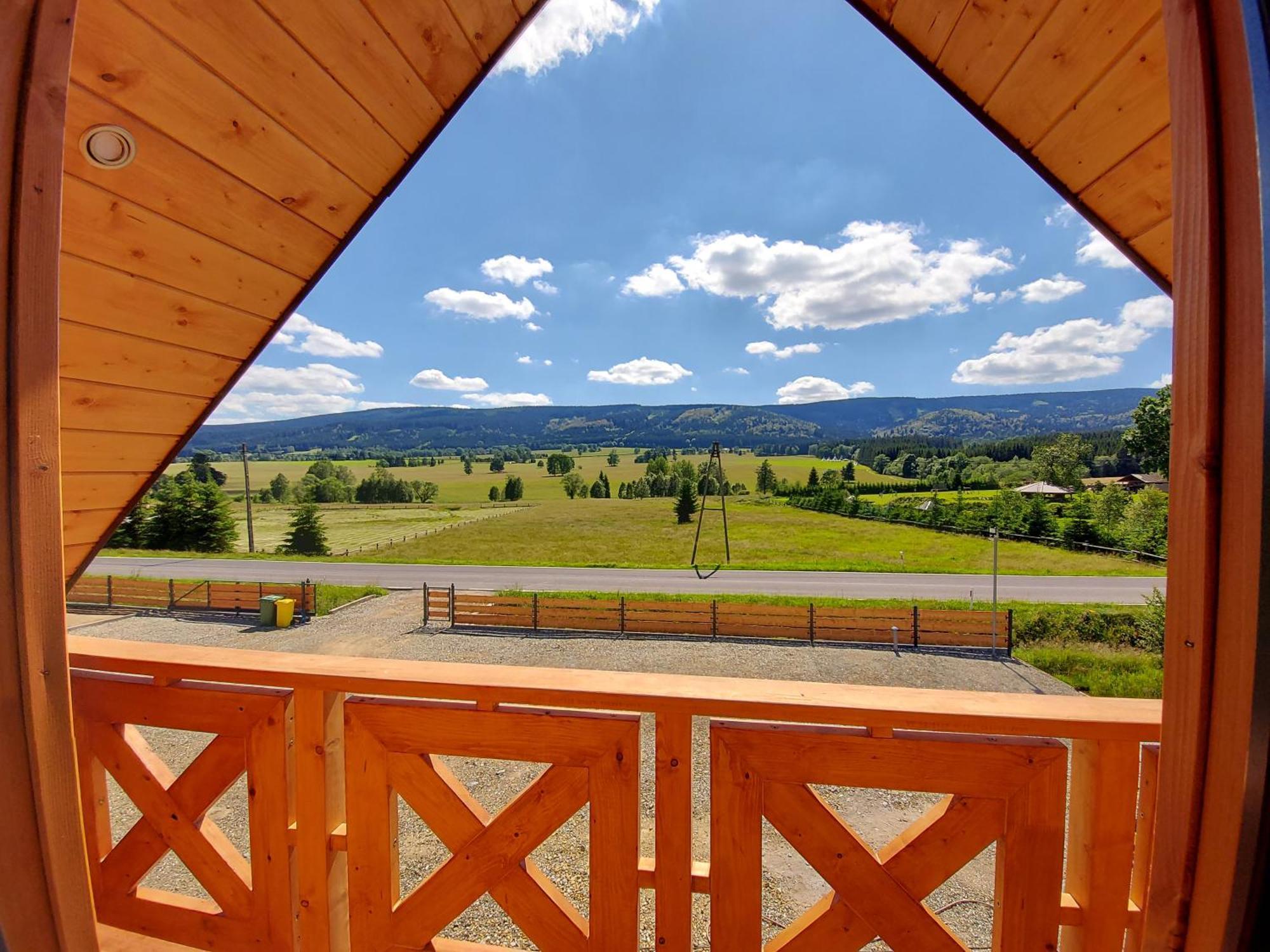 Osada Orlica Klimatyczne Domki Z Widokiem Na Gory I Termalnym Spa Sauna Jacuzzi 4 Km Od Zieleniec Ski Arena Lasowka Kültér fotó